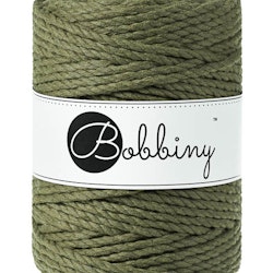 Bobbiny 3ply Macrame Rope XXL 5 mm - trippeltvinnat makramégarn