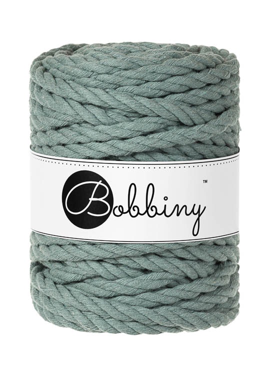 Bobbiny 3ply Macrame Rope 9 mm - trippeltvinnat makramégarn