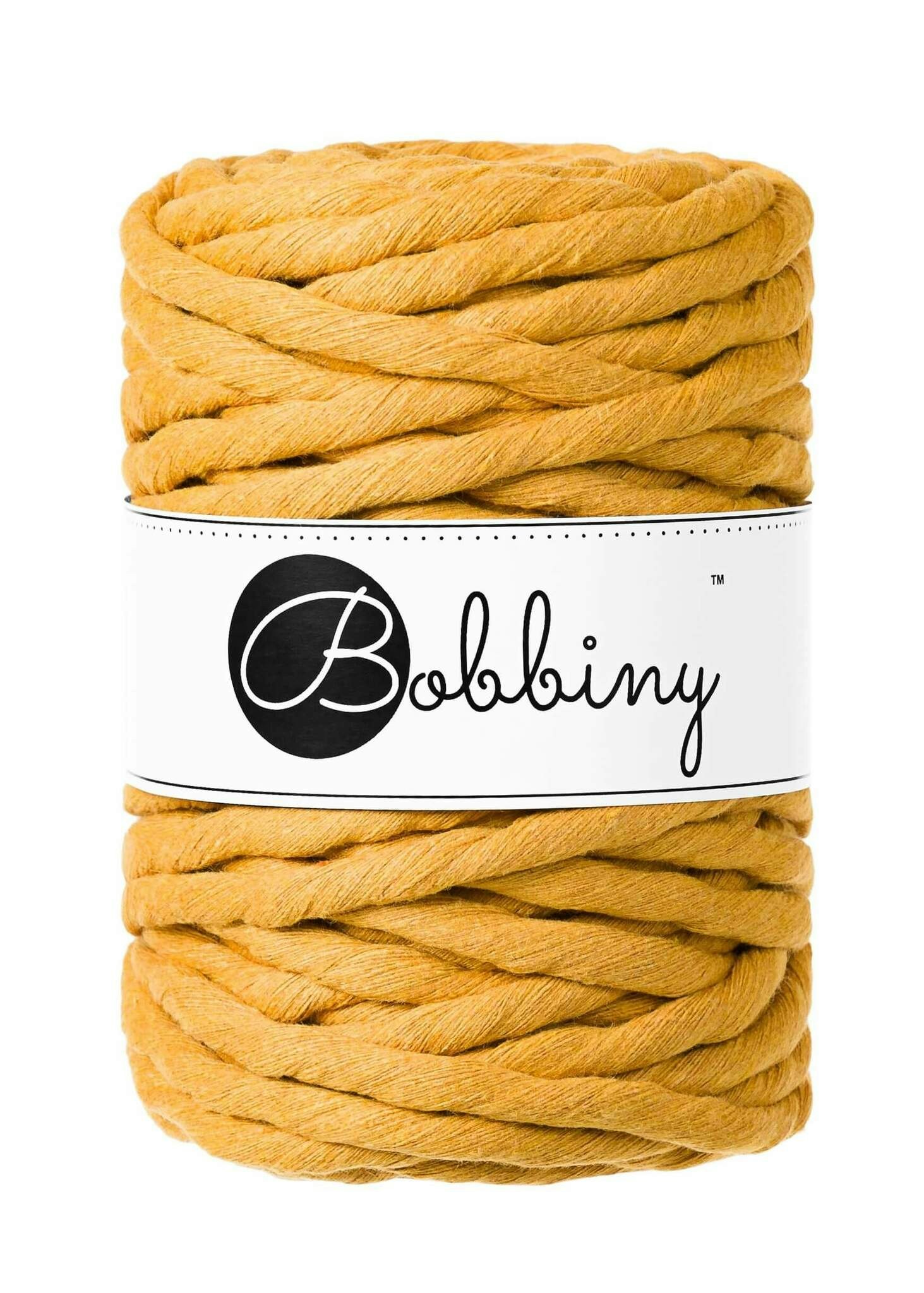 Bobbiny Single Twist Macrame Cord 9 mm - enkeltvinnat makramégarn