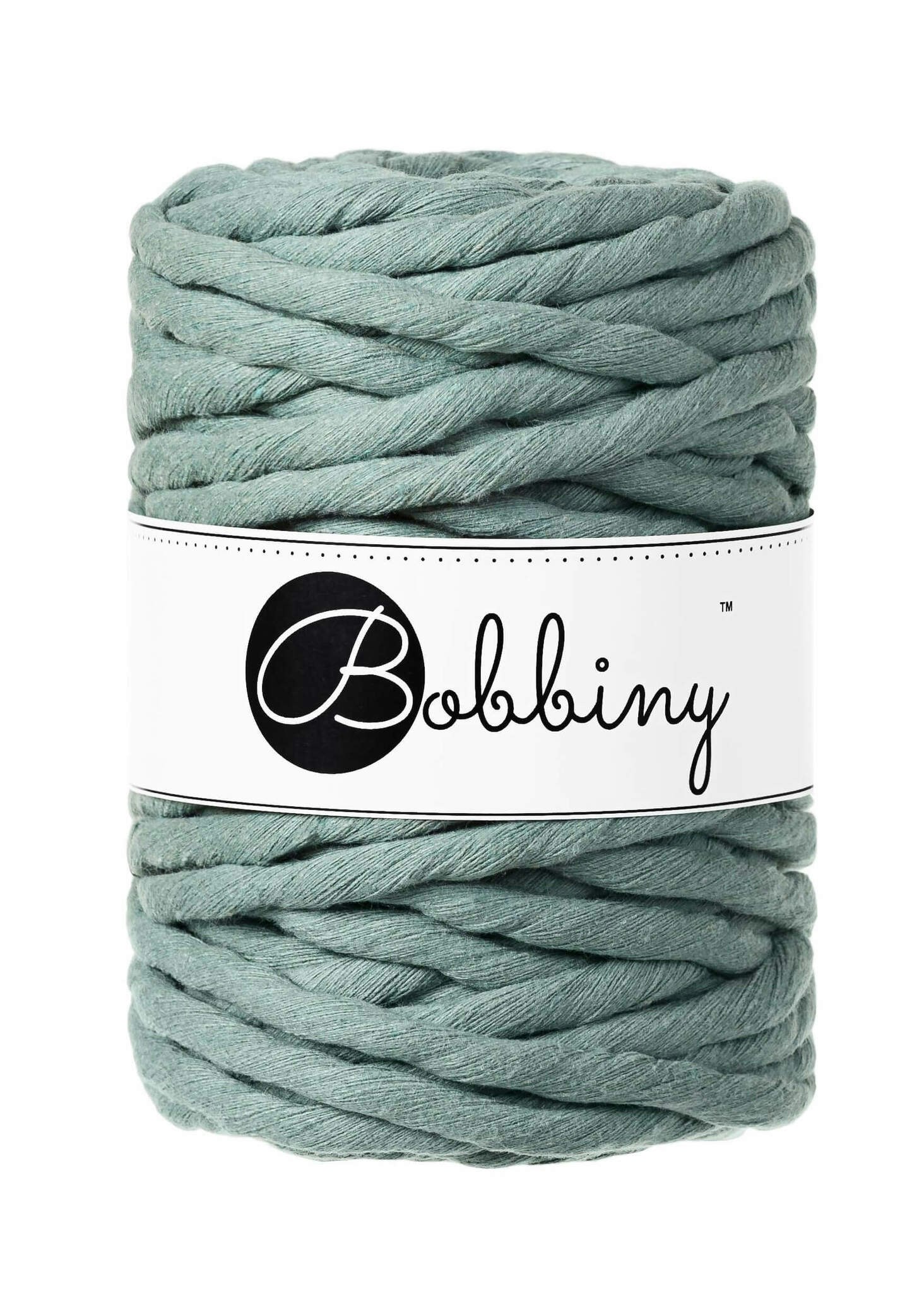 Bobbiny Single Twist Macrame Cord 9 mm - enkeltvinnat makramégarn