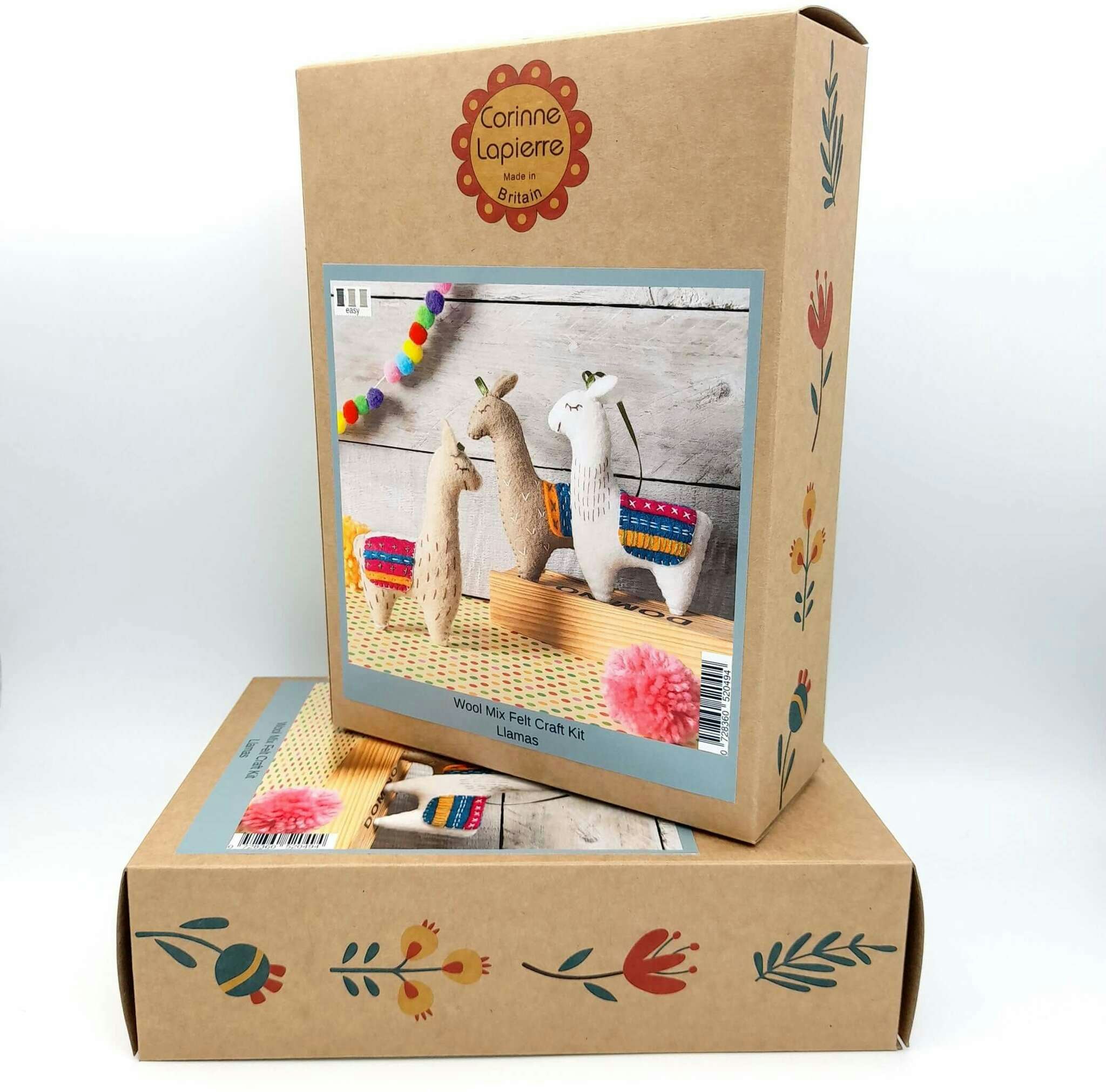 Corinne Lapierre - Llamas Felt Craft - kit för filtsömnad