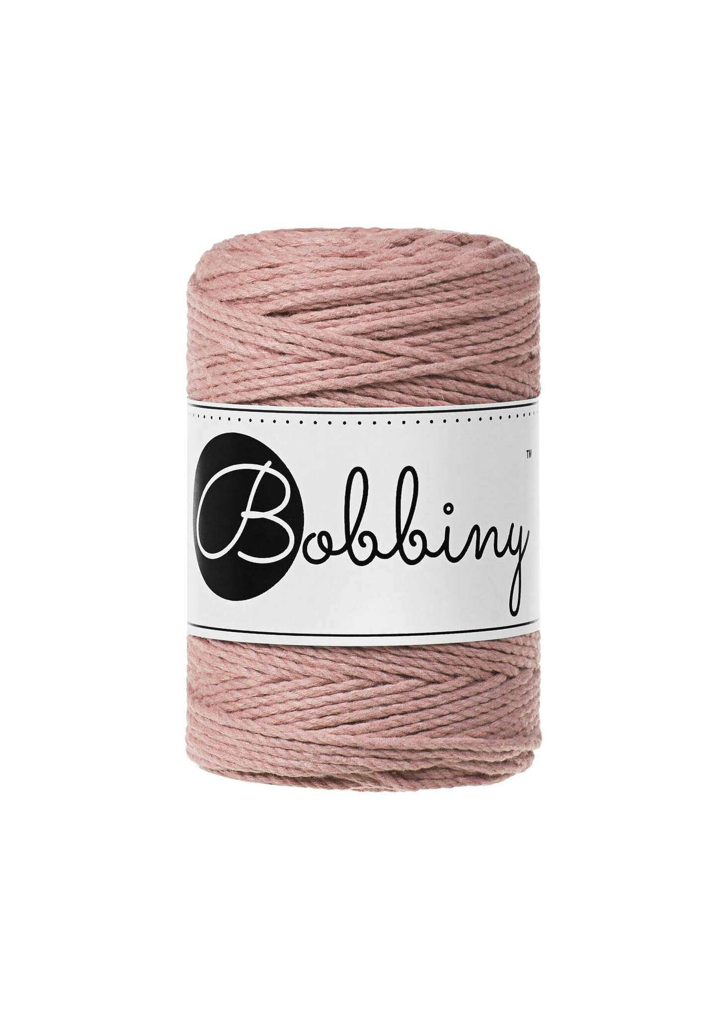 Bobbiny 3ply Macrame Rope Baby 1,5 mm - trippeltvinnat makramégarn