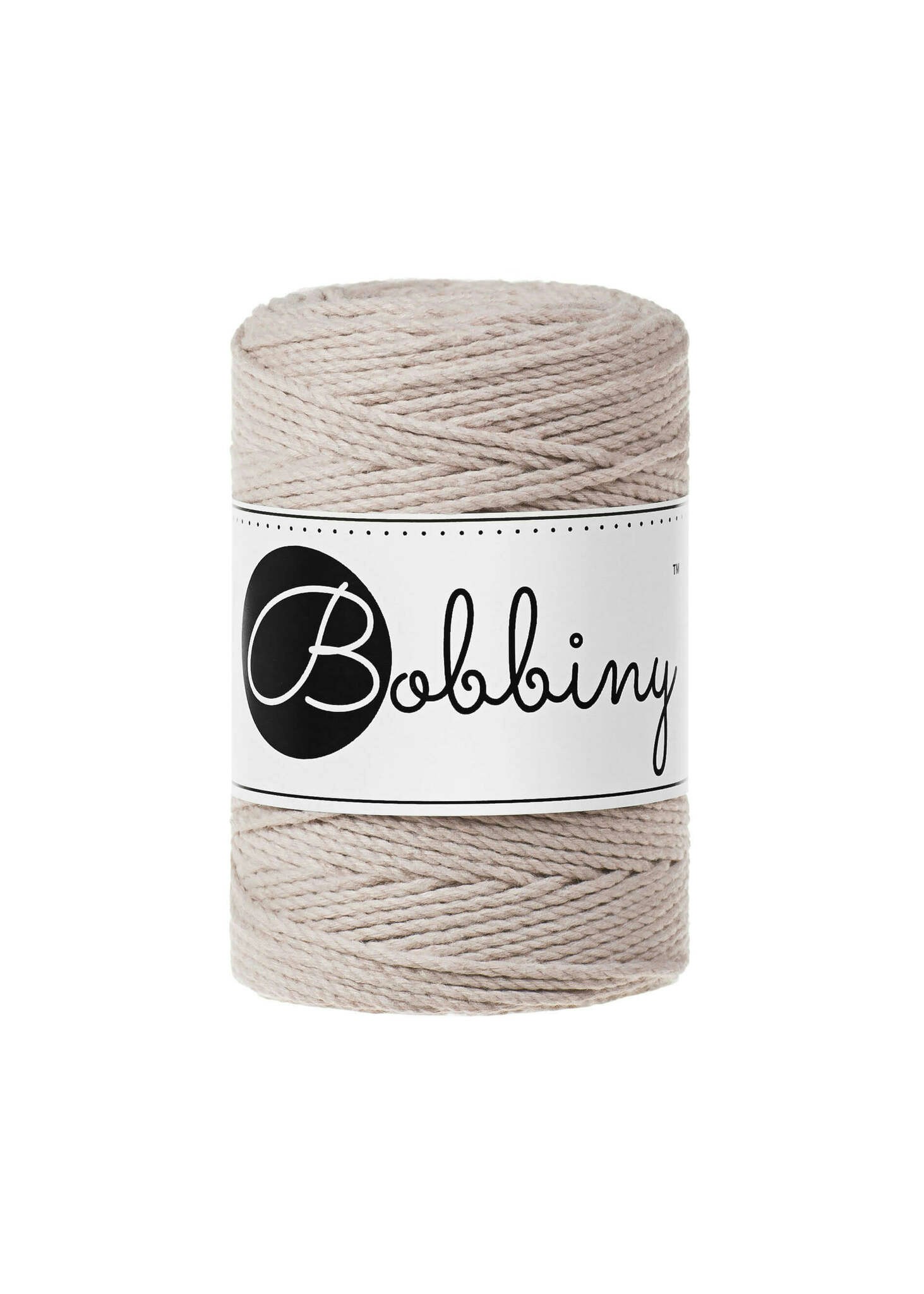 Bobbiny 3ply Macrame Rope Baby 1,5 mm - trippeltvinnat makramégarn