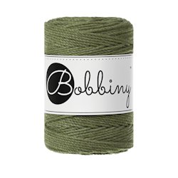 Bobbiny 3ply Macrame Rope Baby 1,5 mm - trippeltvinnat makramégarn