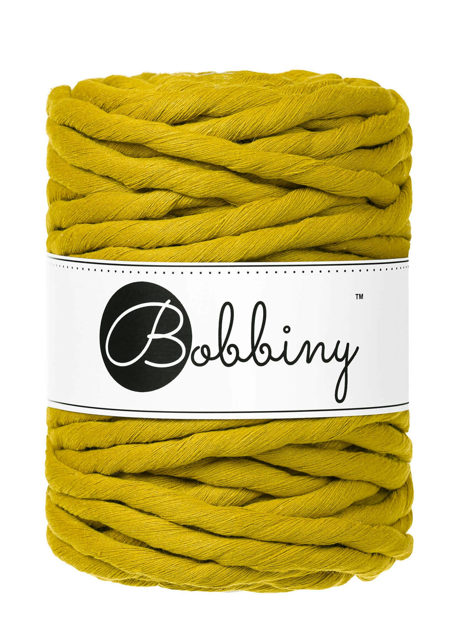 Bobbiny Single Twist Macrame Cord 9 mm - enkeltvinnat makramégarn