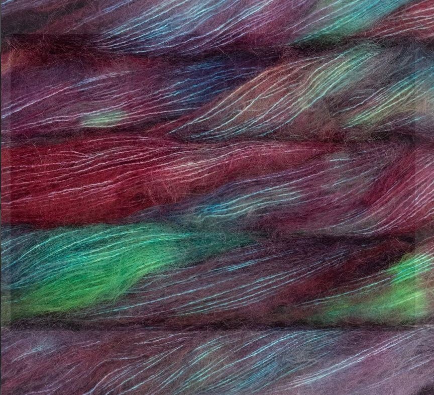 Malabrigo Mohair - handfärgat mohair- och silkesgarn