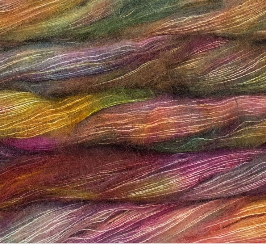 Malabrigo Mohair - handfärgat mohair- och silkesgarn