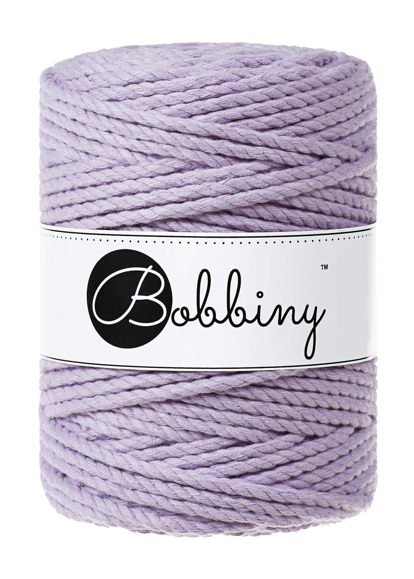 Bobbiny 3ply Macrame Rope XXL 5 mm - trippeltvinnat makramégarn