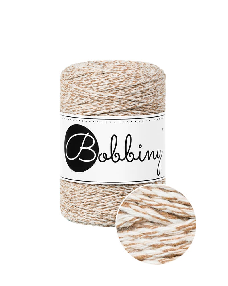 Bobbiny 3ply Macrame Rope Baby 1,5 mm - trippeltvinnat makramégarn