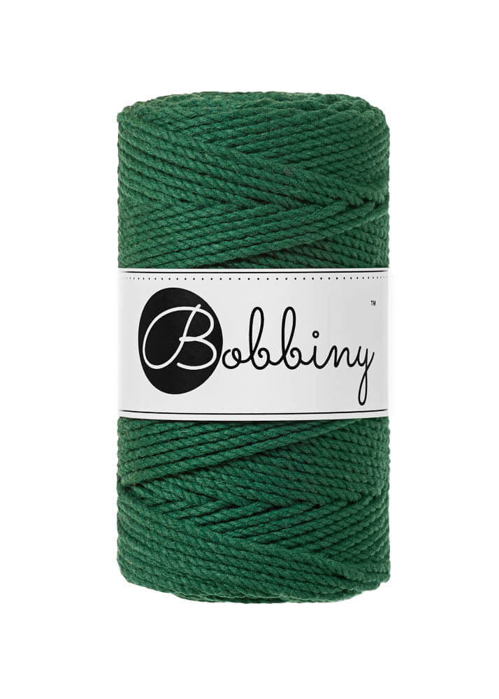 Bobbiny 3ply Macrame Rope Regular 3 mm - trippeltvinnat makramégarn