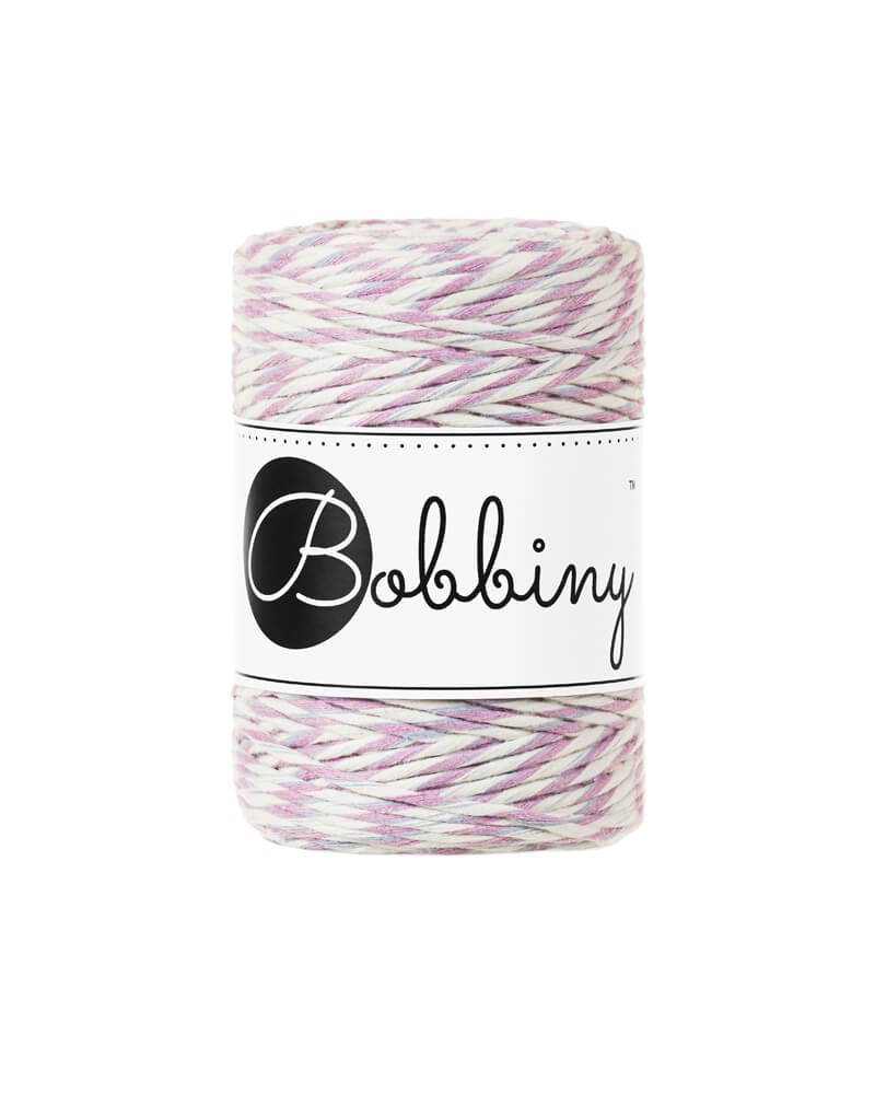 Bobbiny Single Twist Macrame Cord Baby 1.5 mm - enkeltvinnat makramégarn