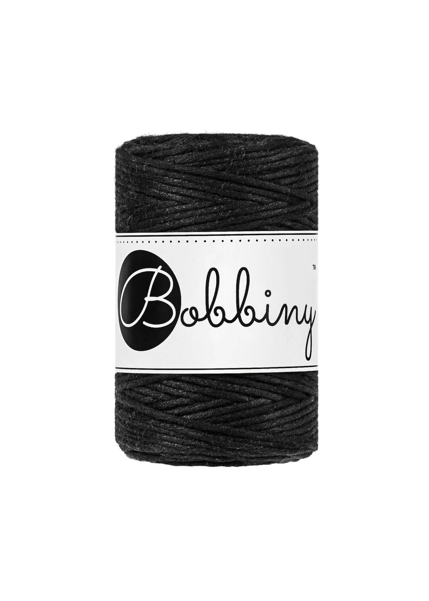 Bobbiny Single Twist Macrame Cord Baby 1.5 mm - enkeltvinnat makramégarn