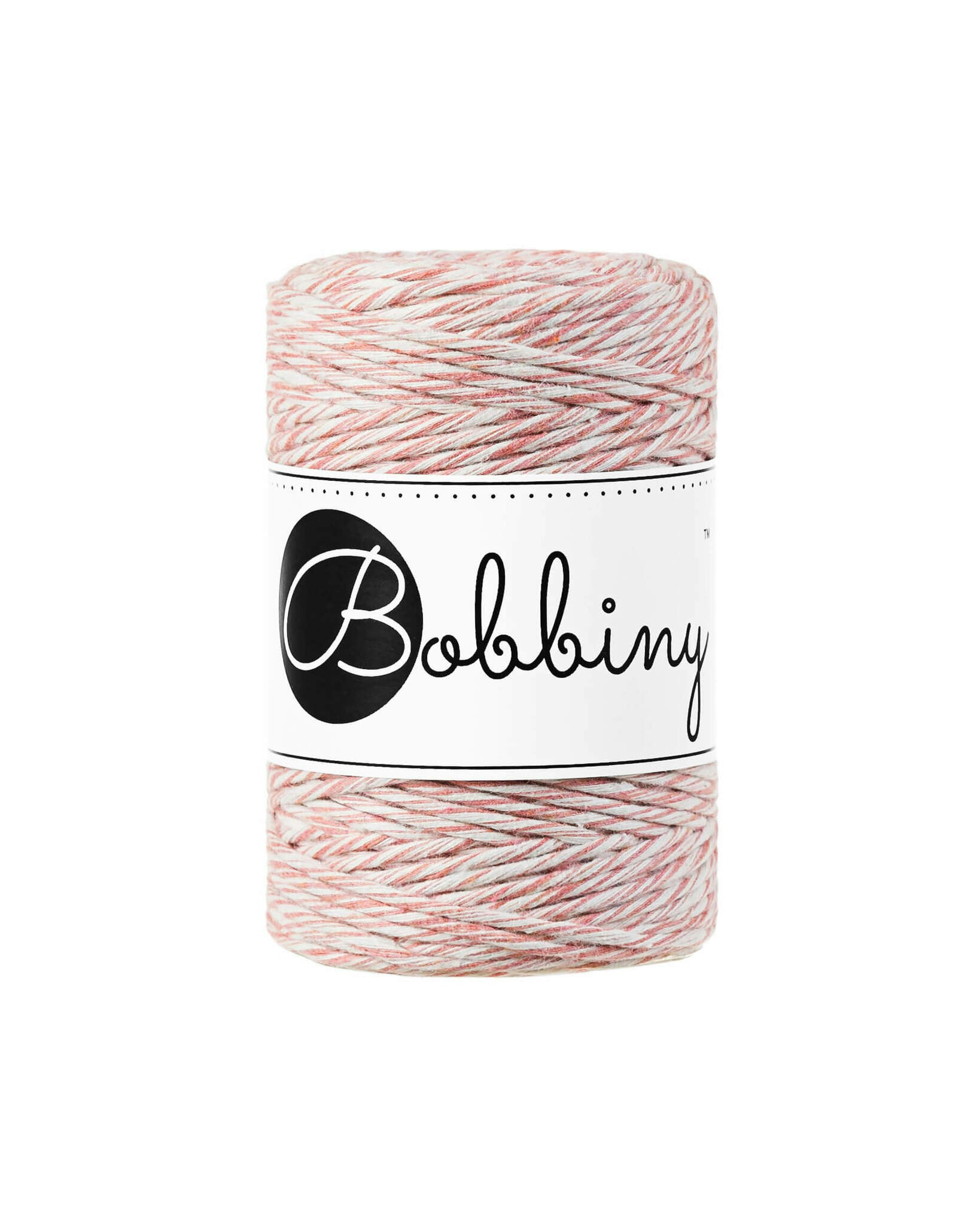 Bobbiny Single Twist Macrame Cord Baby 1.5 mm - enkeltvinnat makramégarn