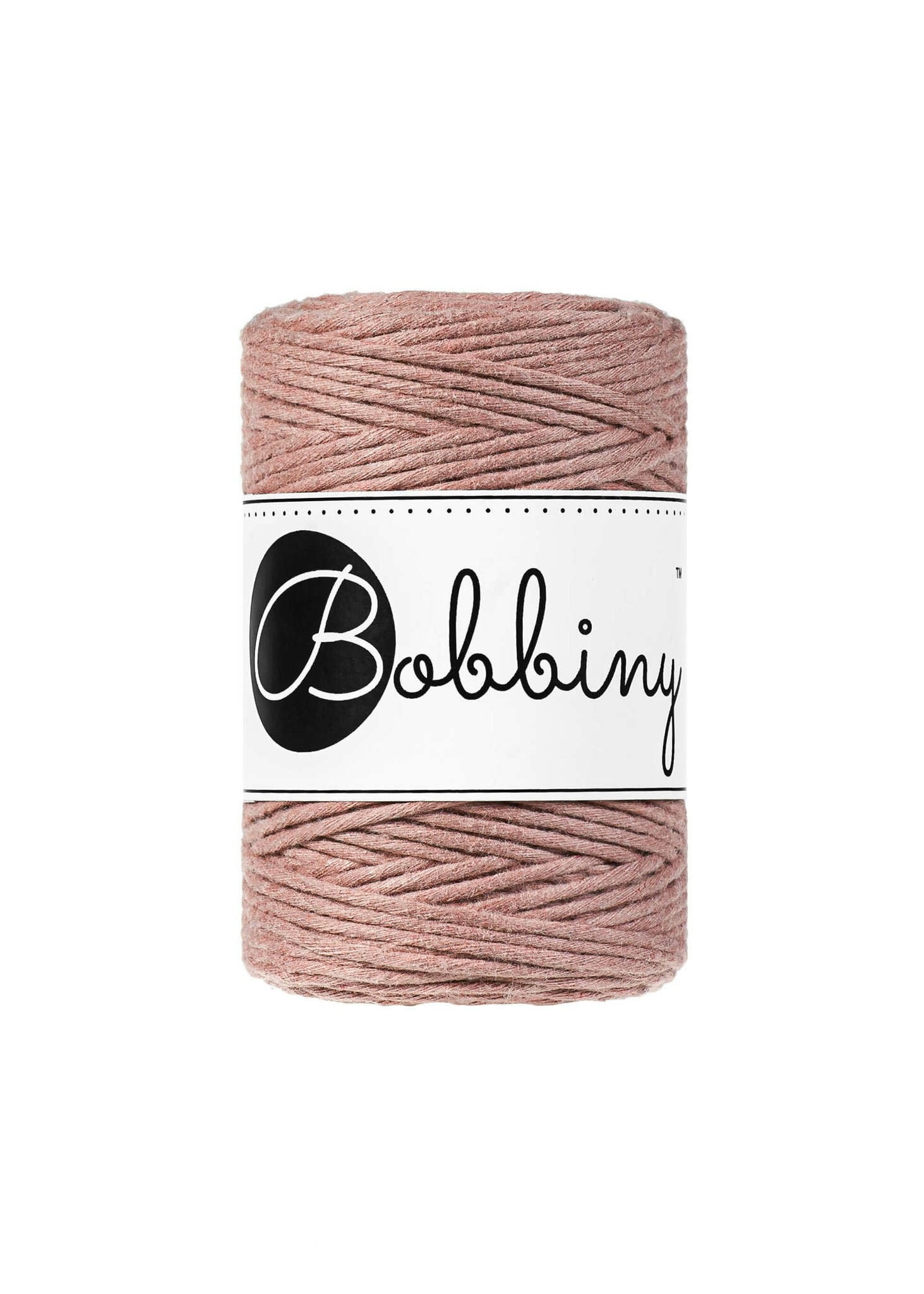 Bobbiny Single Twist Macrame Cord Baby 1.5 mm - enkeltvinnat makramégarn