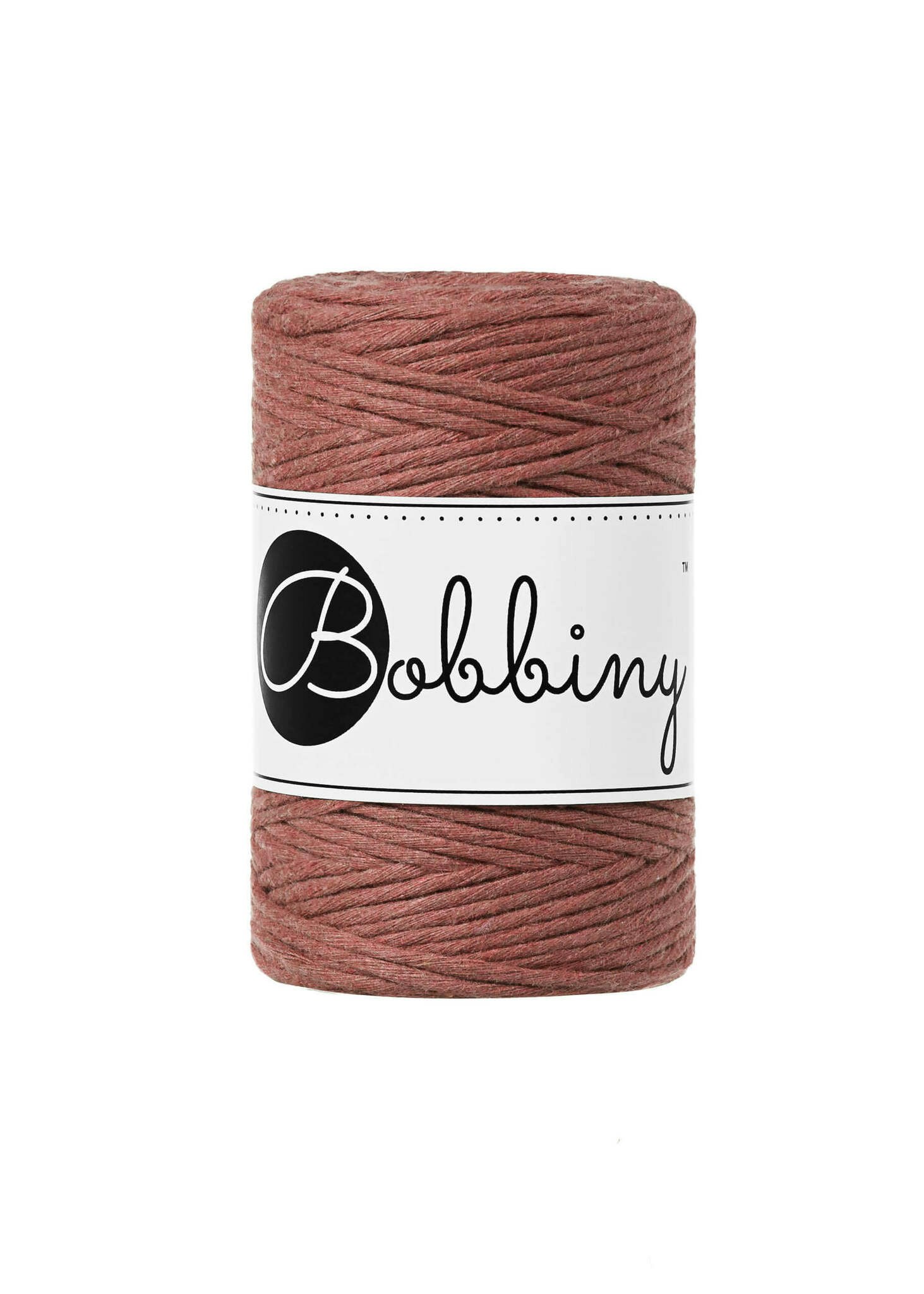 Bobbiny Single Twist Macrame Cord Baby 1.5 mm - enkeltvinnat makramégarn