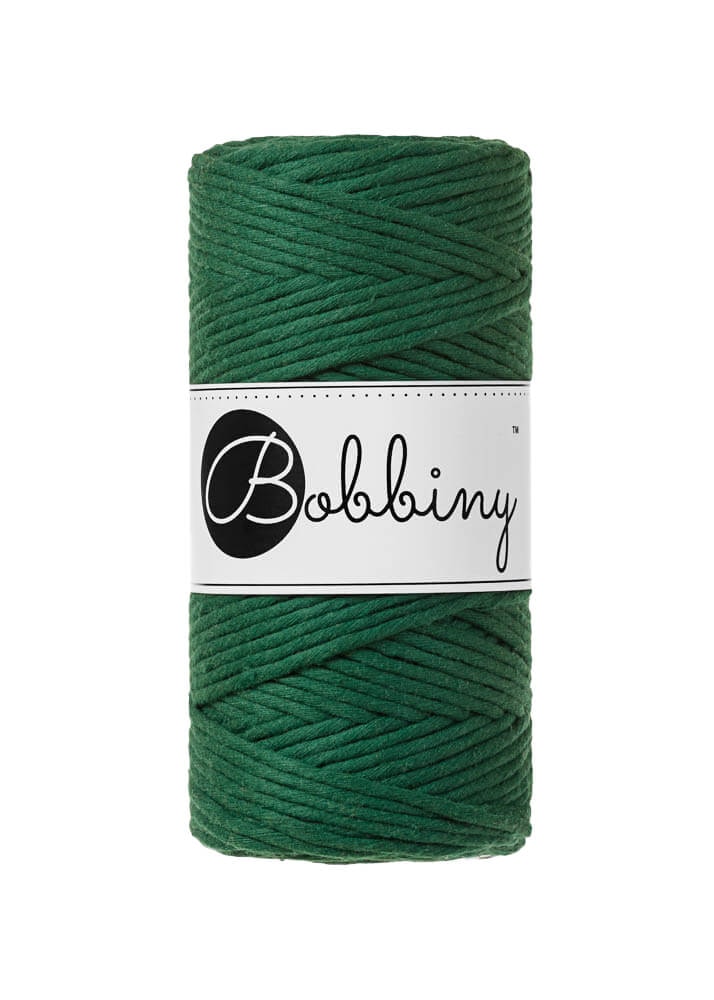 Bobbiny Single Twist Macrame Cord Regular 3 mm - enkeltvinnat makramégarn