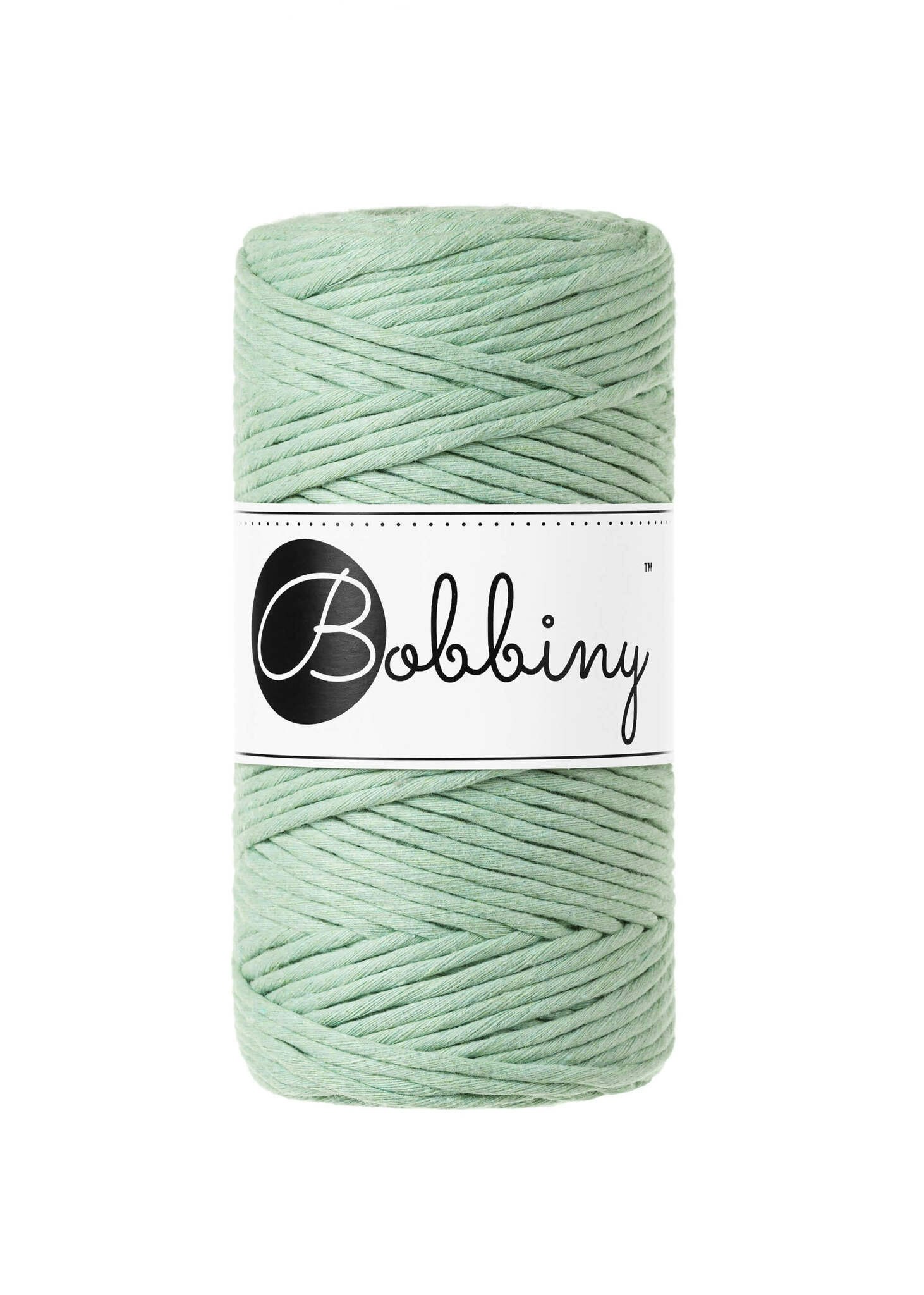 Bobbiny Single Twist Macrame Cord Regular 3 mm - enkeltvinnat makramégarn