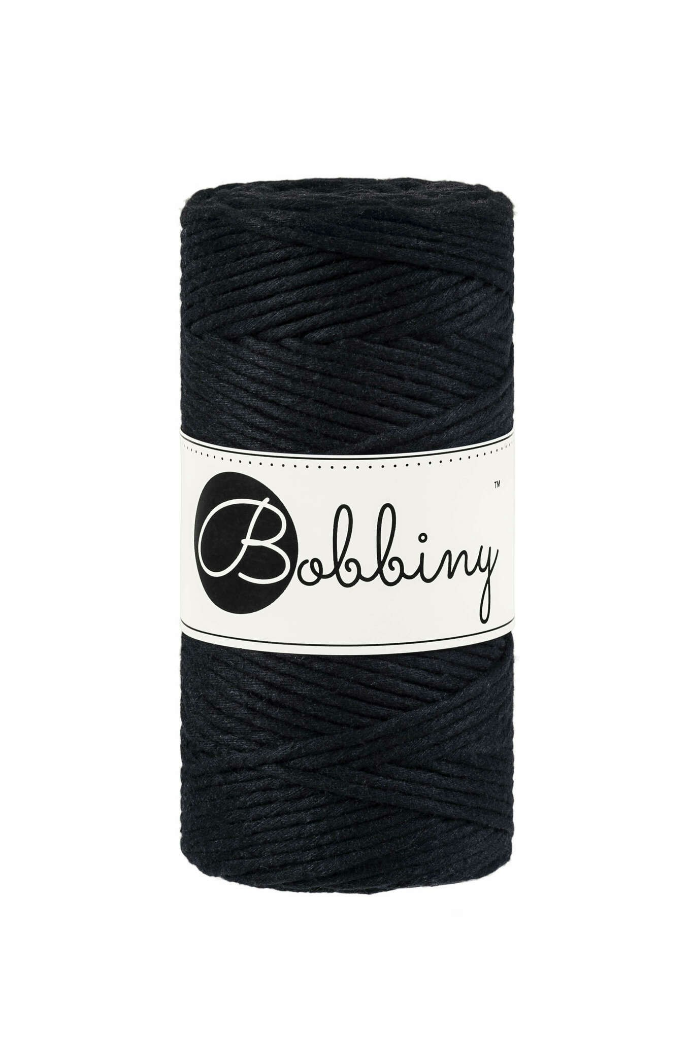 Bobbiny Single Twist Macrame Cord Regular 3 mm - enkeltvinnat makramégarn