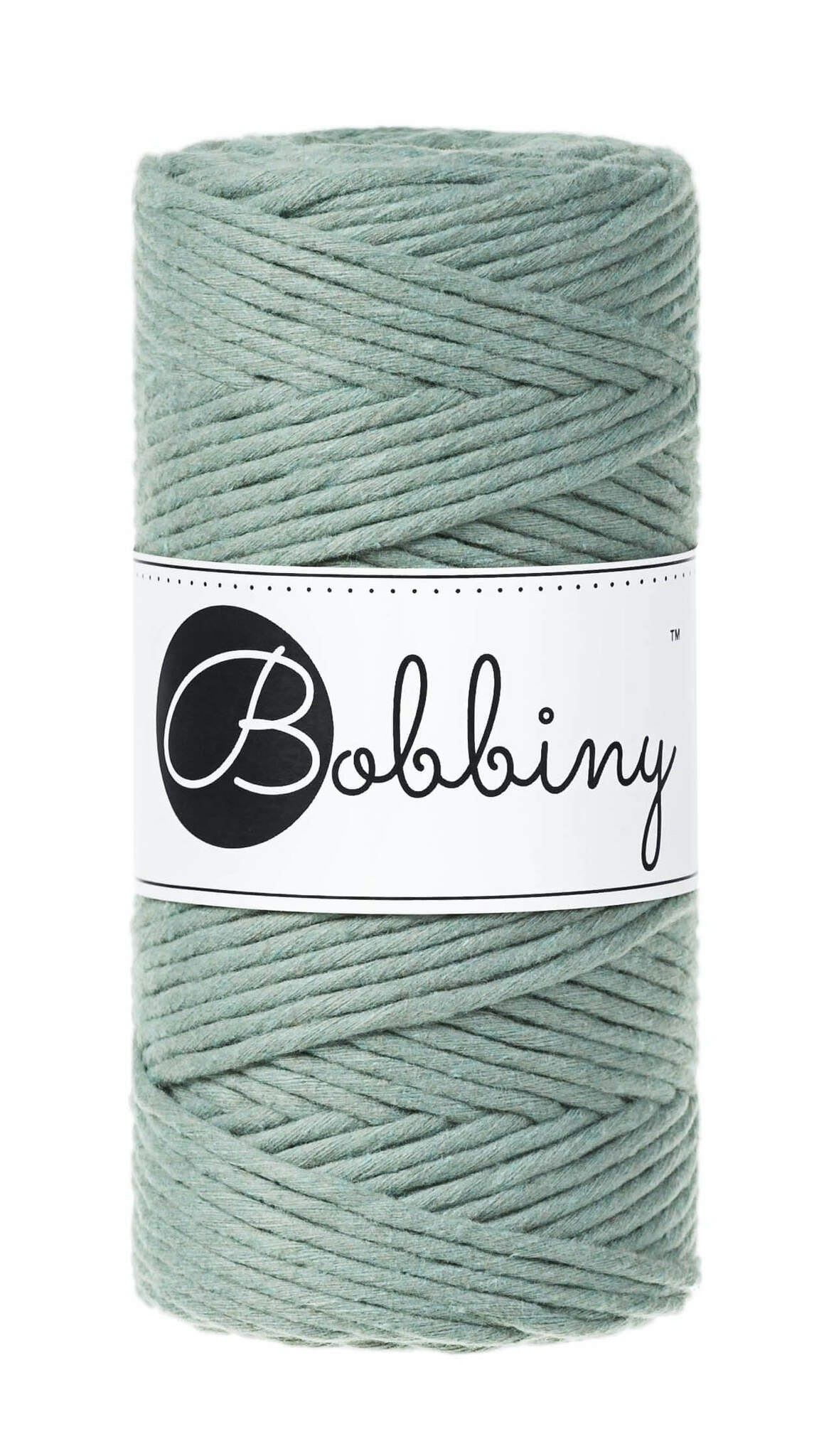 Bobbiny Single Twist Macrame Cord Regular 3 mm - enkeltvinnat makramégarn