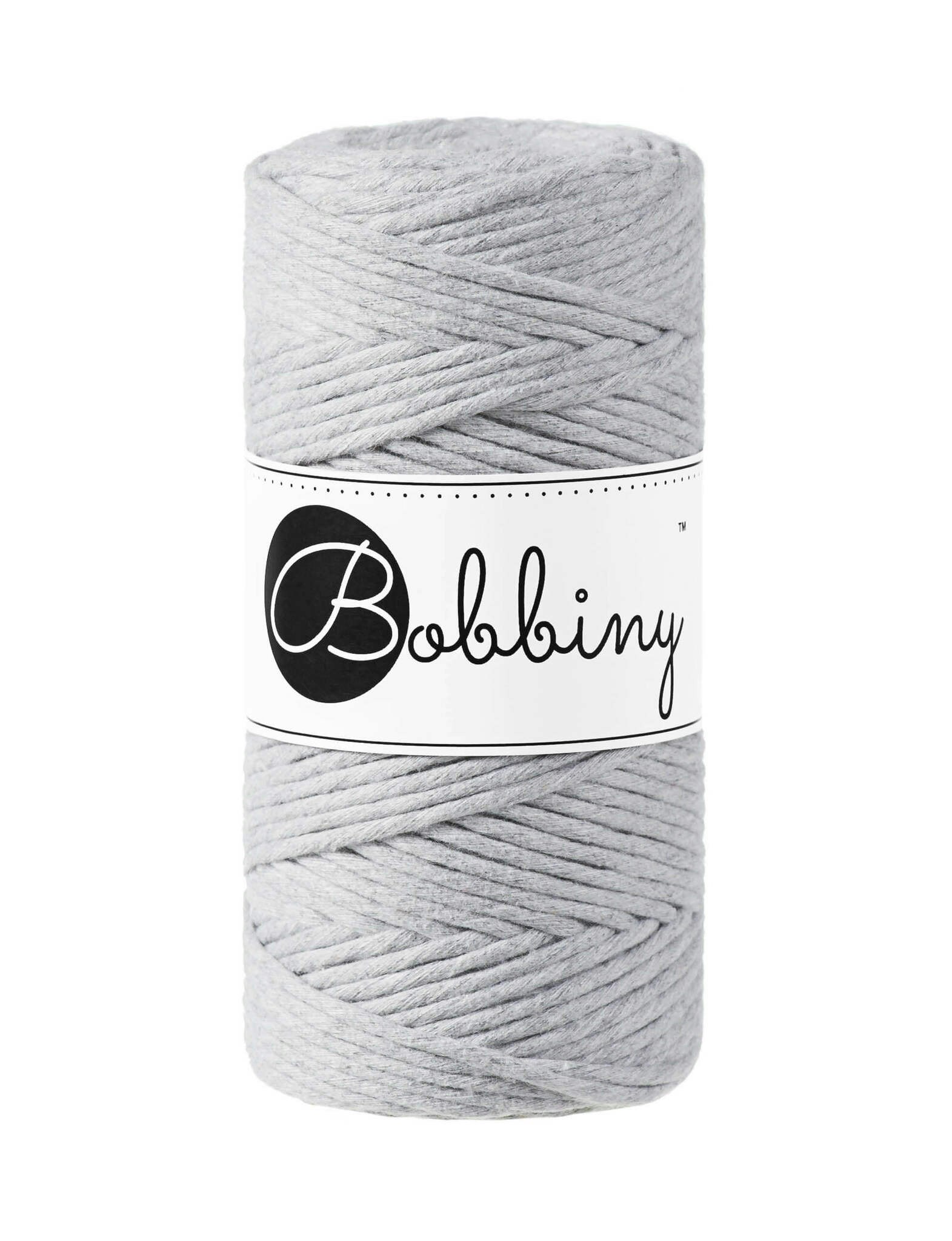 Bobbiny Single Twist Macrame Cord Regular 3 mm - enkeltvinnat makramégarn