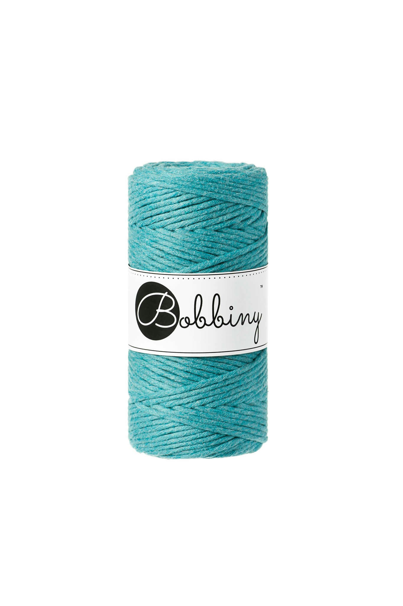 Bobbiny Single Twist Macrame Cord Regular 3 mm - enkeltvinnat makramégarn