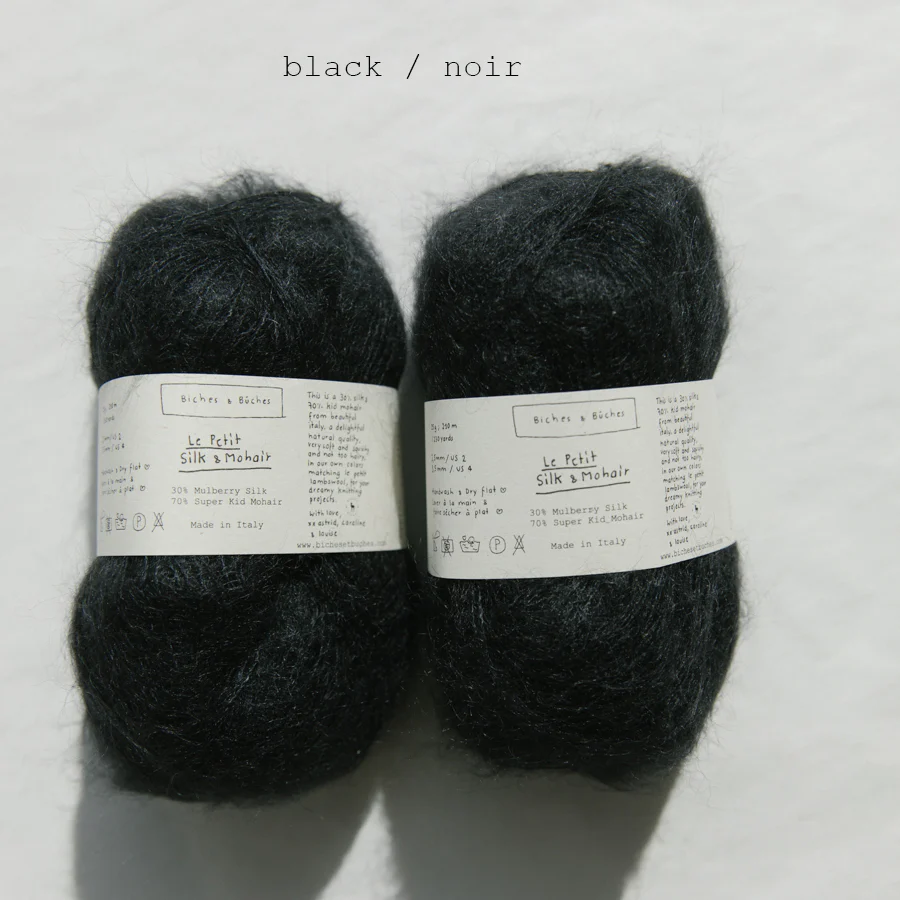 Biches & bûches Le Petit Silk & Mohair - lyxigt mohair- och silkesgarn