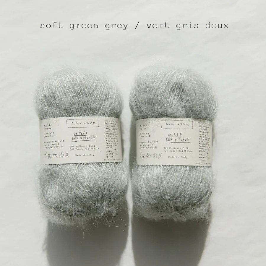 Biches & bûches Le Petit Silk & Mohair - lyxigt mohair- och silkesgarn