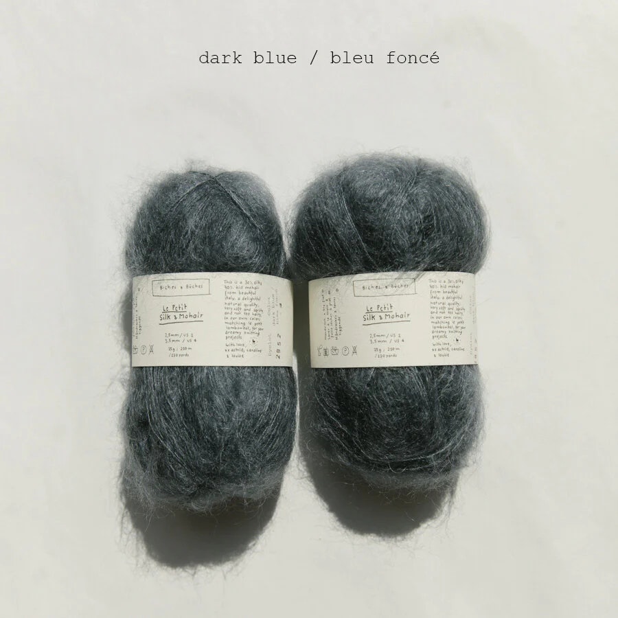 Biches & bûches Le Petit Silk & Mohair - lyxigt mohair- och silkesgarn