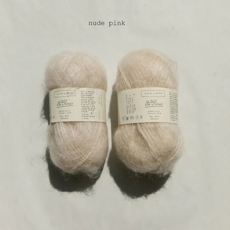 Biches & bûches Le Petit Silk & Mohair - lyxigt mohair- och silkesgarn