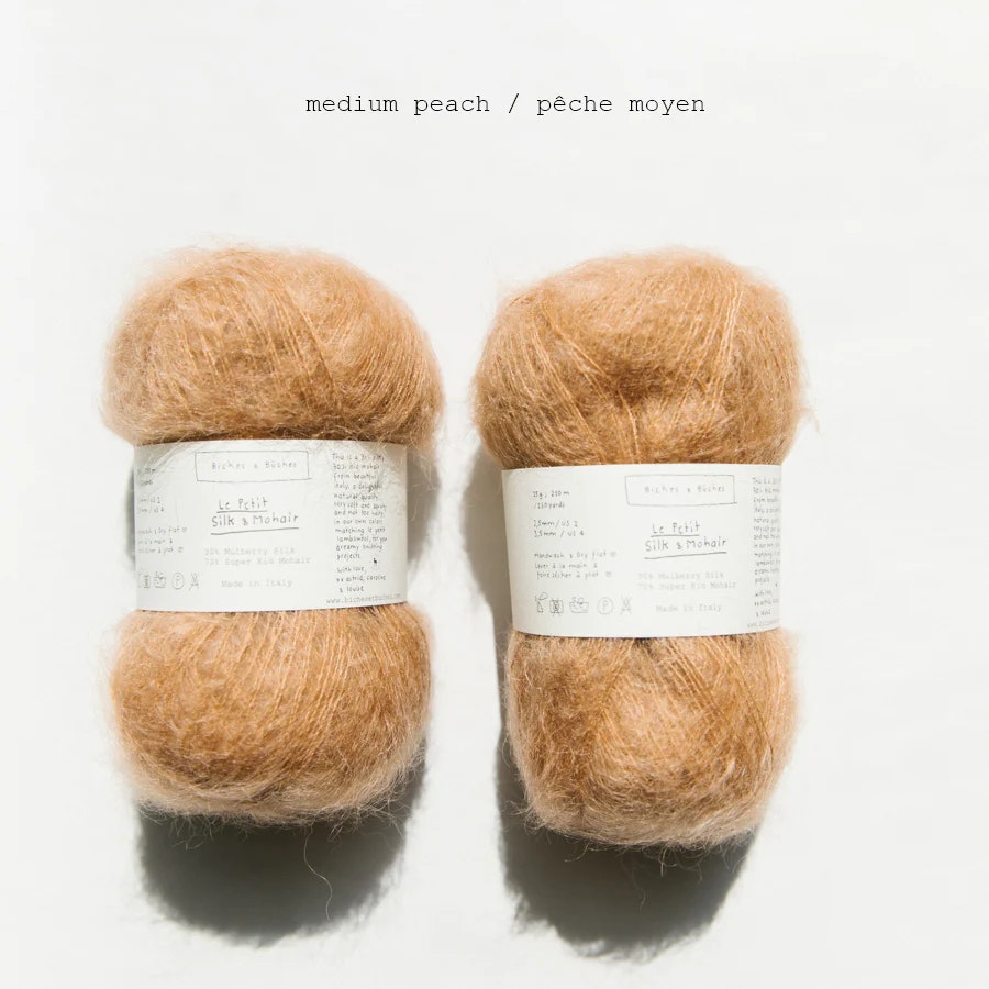 Biches & bûches Le Petit Silk & Mohair - lyxigt mohair- och silkesgarn