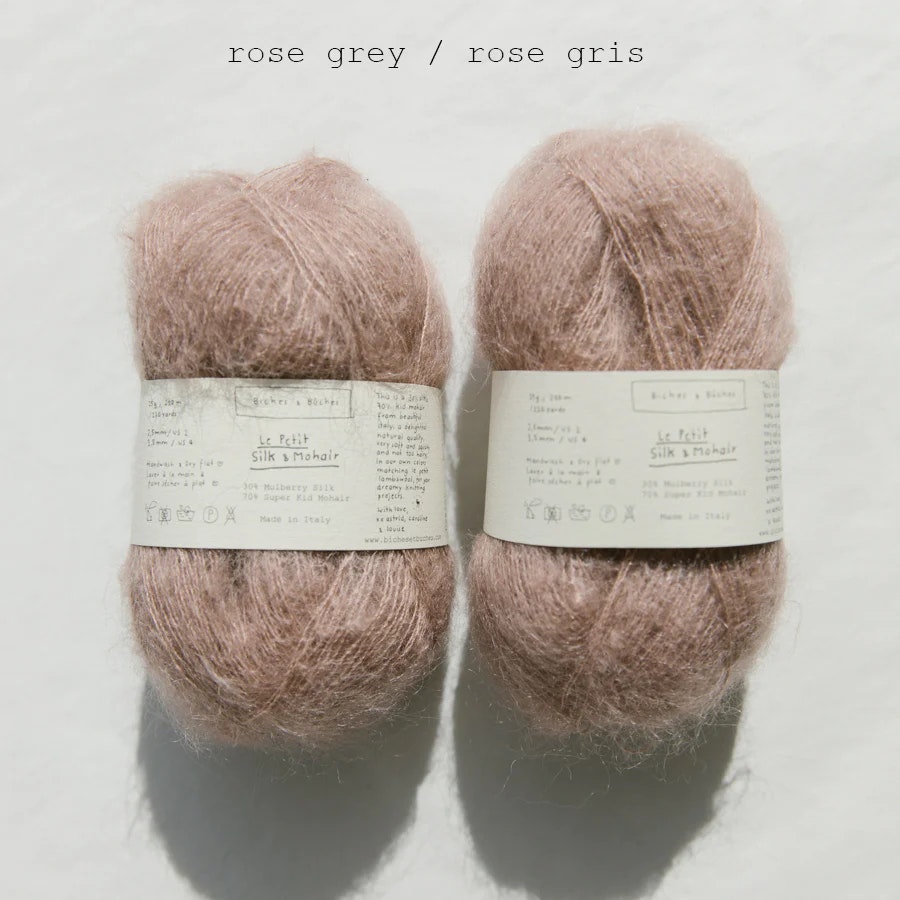 Biches & bûches Le Petit Silk & Mohair - lyxigt mohair- och silkesgarn