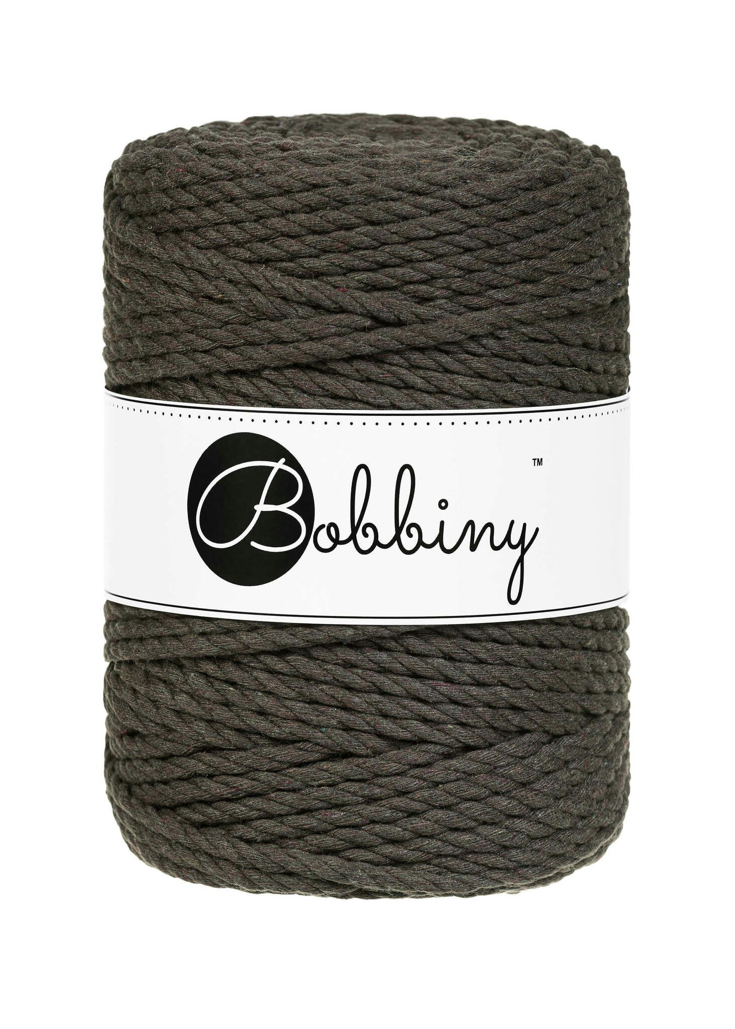 Bobbiny 3ply Macrame Rope XXL 5 mm - trippeltvinnat makramégarn