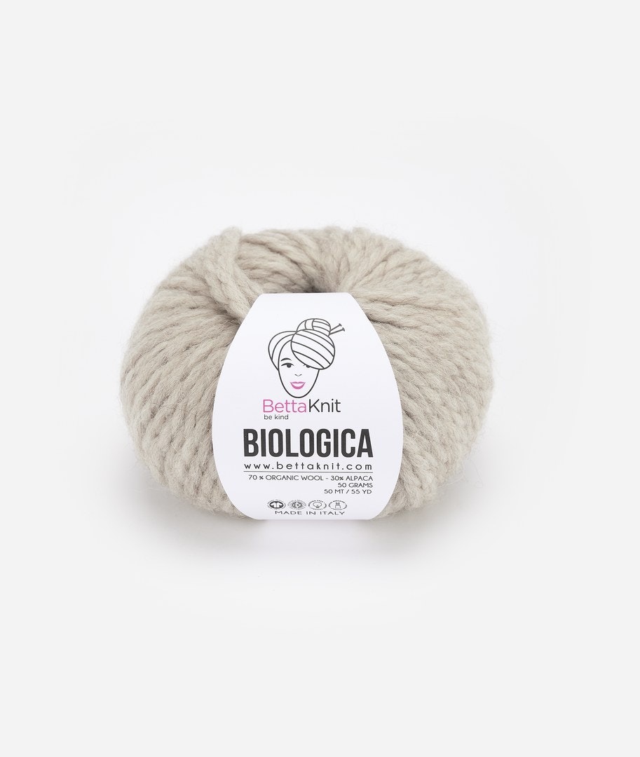 Bettaknit Biologica - GOTS-märkt super bulky ullgarn