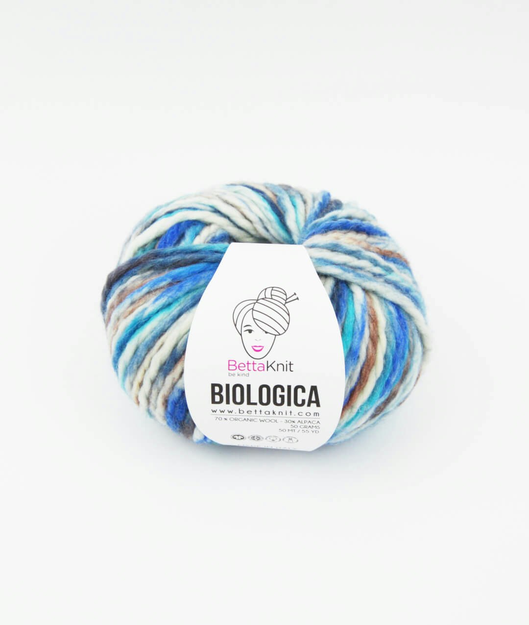 Bettaknit Biologica - GOTS-märkt super bulky ullgarn