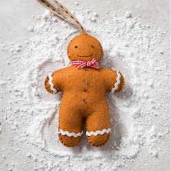 Corinne Lapierre - Gingerbread Man Felt Craft Kit - kit för filtsömnad