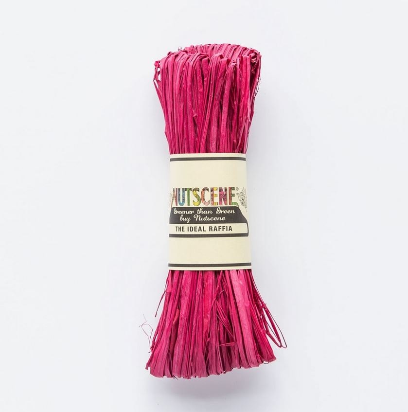 Nutscene - Natural Raffia - naturlig raffia i många färger