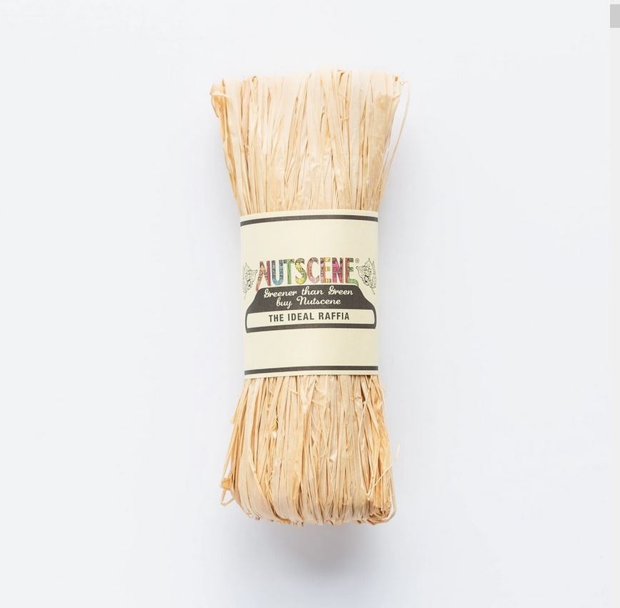 Nutscene - Natural Raffia - naturlig raffia i många färger