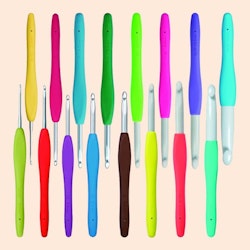 Clover Amour - ergonomisk virknål (2.00mm - 15mm)