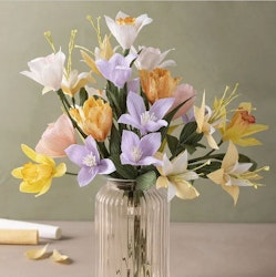 DIY-kit Pappersblommor - Vårbukett