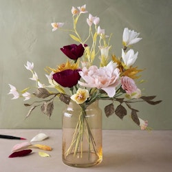 DIY-kit Pappersblommor - Bukett