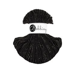 Bobbiny Golden Black - svart garn med guldig tråd (flera modeller)