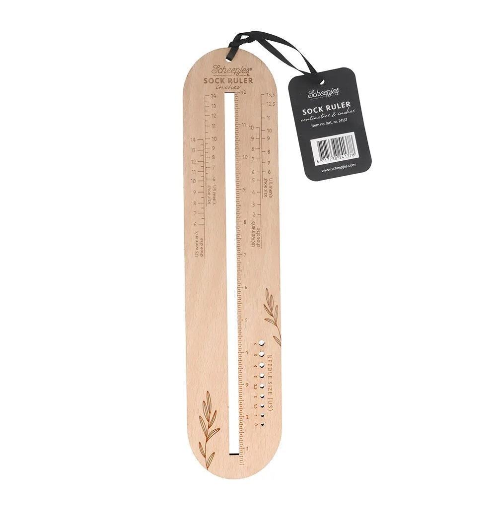 Scheepjes Sock Ruler - Sockmått i trä