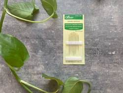 Clover Sashiko Needles - 8 st korta sashikonålar