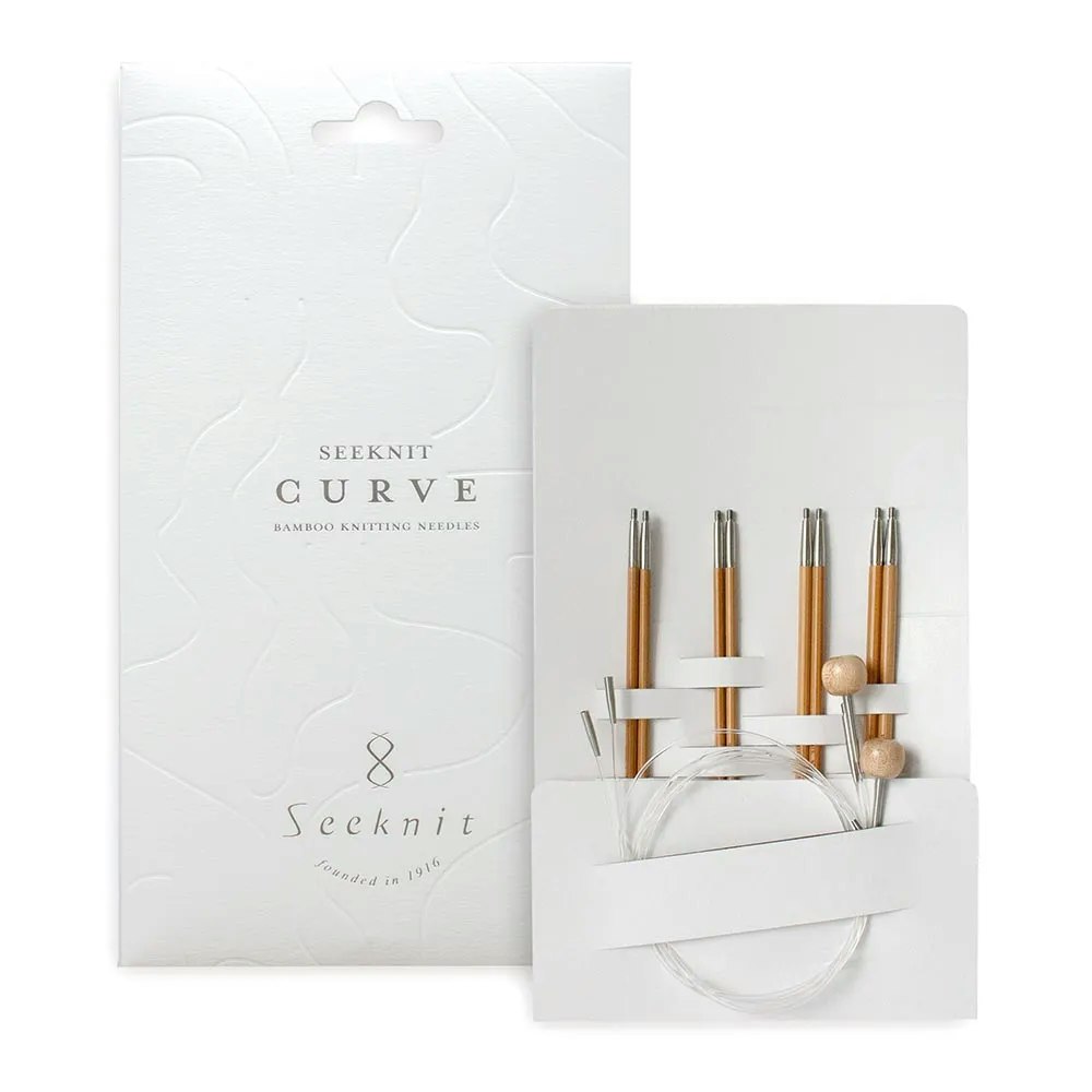 Seeknit Curve S - set med 12,5 cm ändstickor 2.50 - 3.25 mm