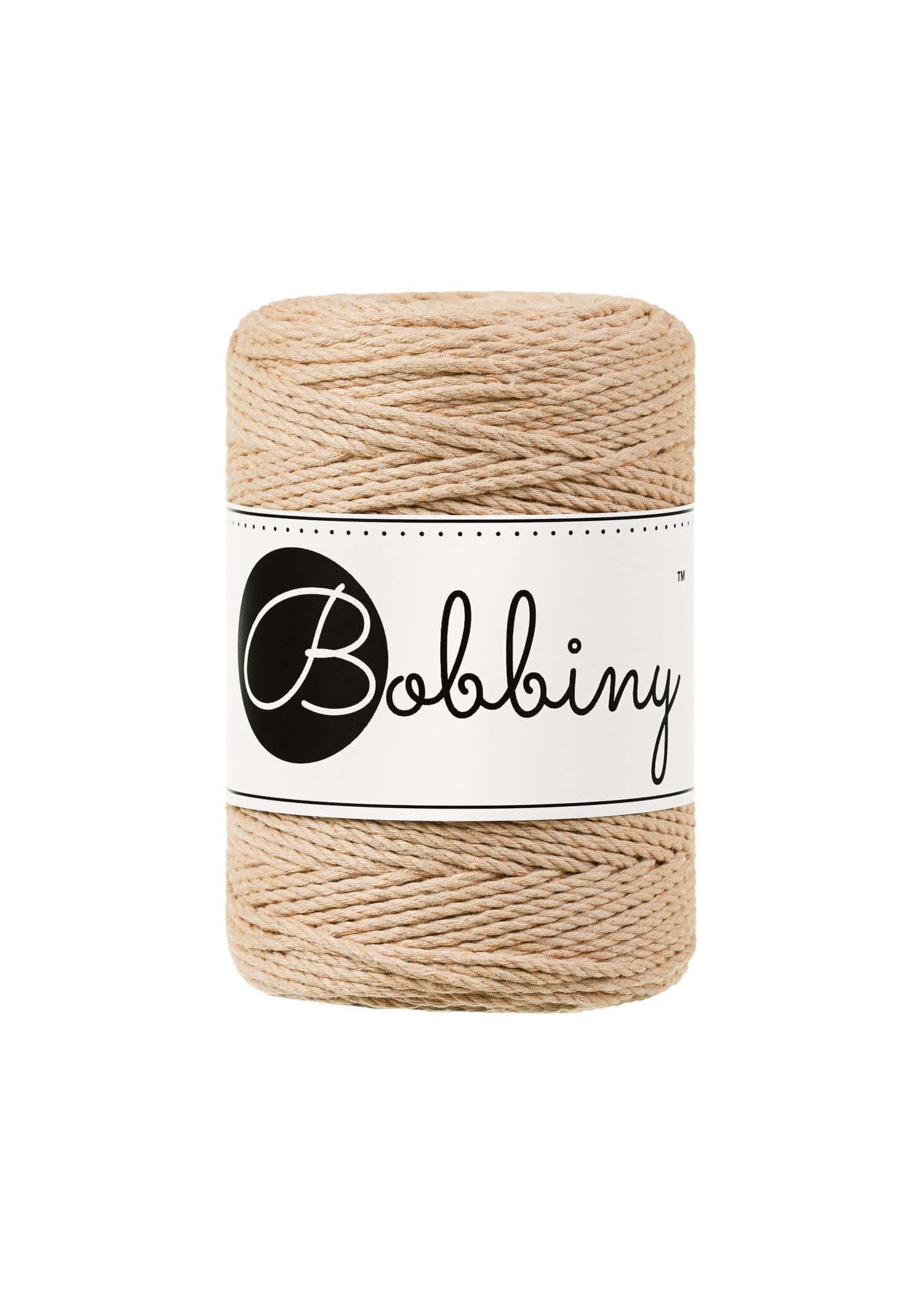 Bobbiny 3ply Macrame Rope Baby 1,5 mm - trippeltvinnat makramégarn