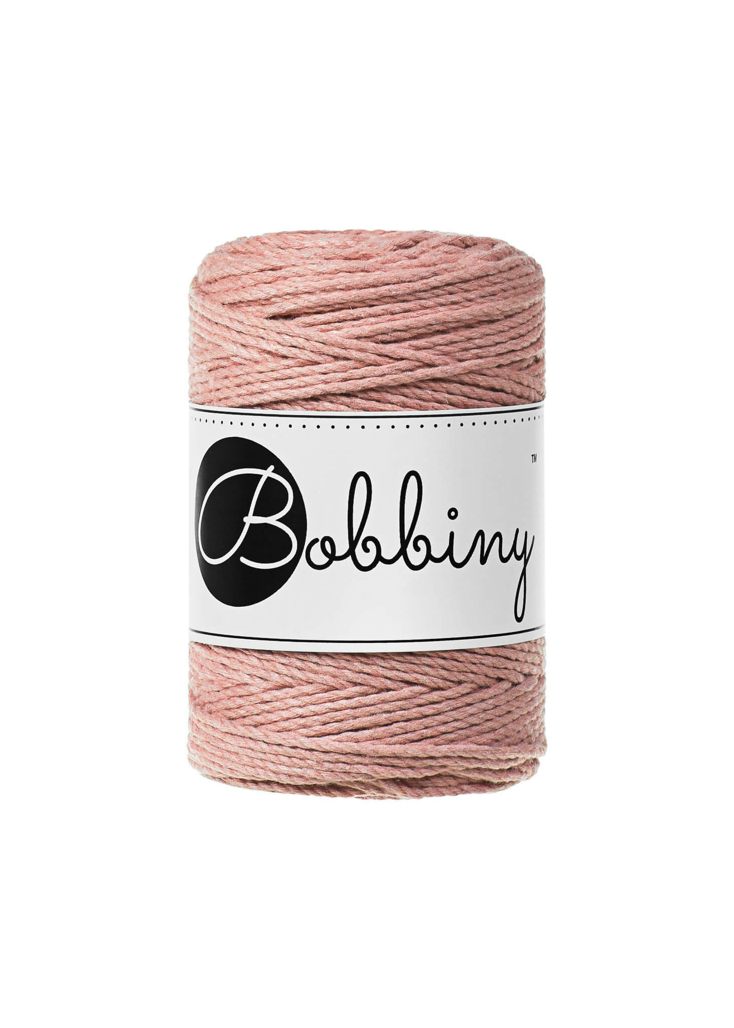 Bobbiny 3ply Macrame Rope Baby 1,5 mm - trippeltvinnat makramégarn