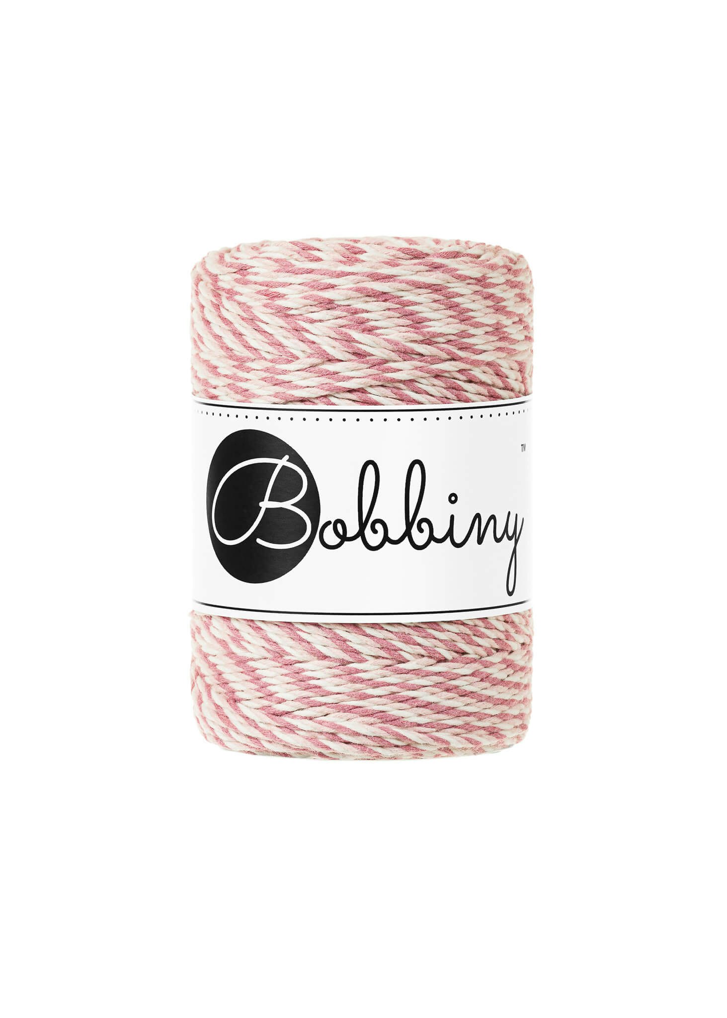 Bobbiny 3ply Macrame Rope Baby 1,5 mm - trippeltvinnat makramégarn