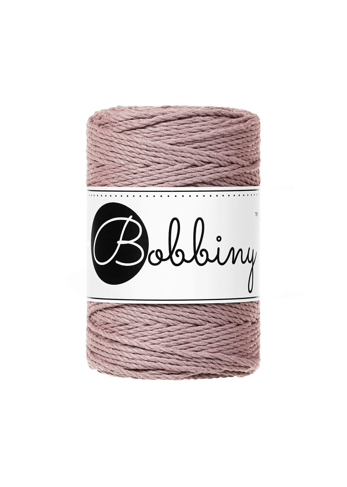 Bobbiny 3ply Macrame Rope Baby 1,5 mm - trippeltvinnat makramégarn