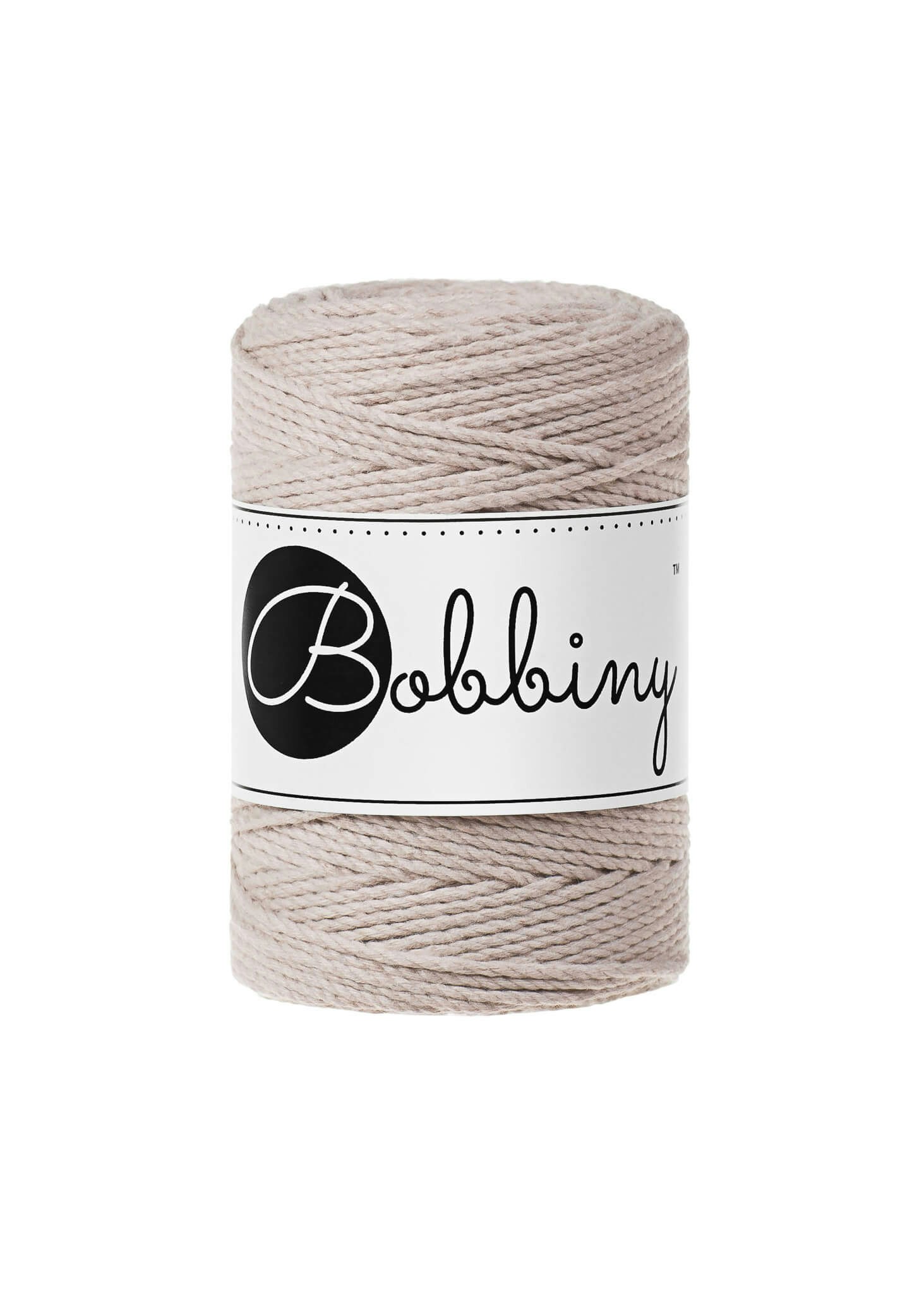 Bobbiny 3ply Macrame Rope Baby 1,5 mm - trippeltvinnat makramégarn