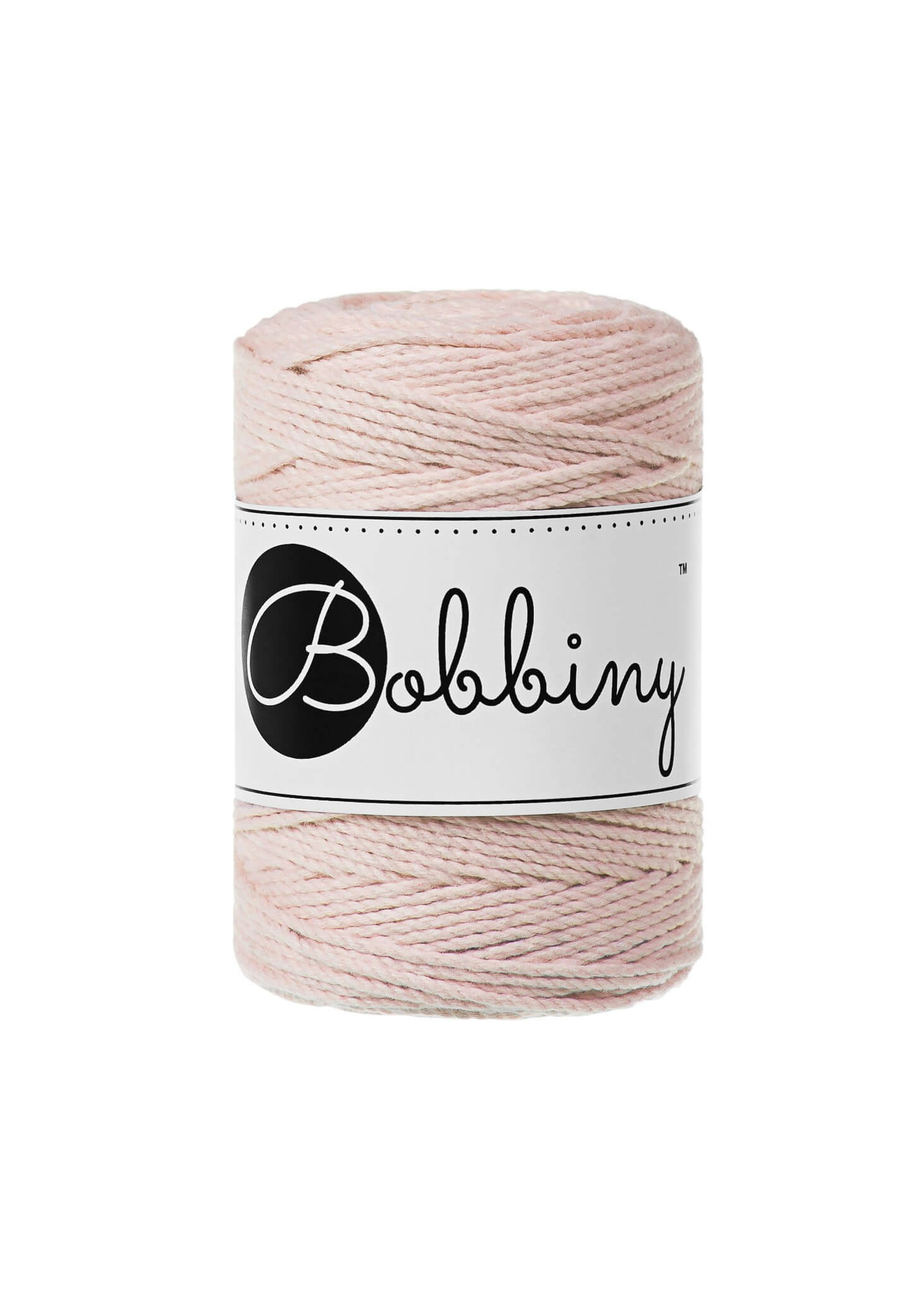 Bobbiny 3ply Macrame Rope Baby 1,5 mm - trippeltvinnat makramégarn
